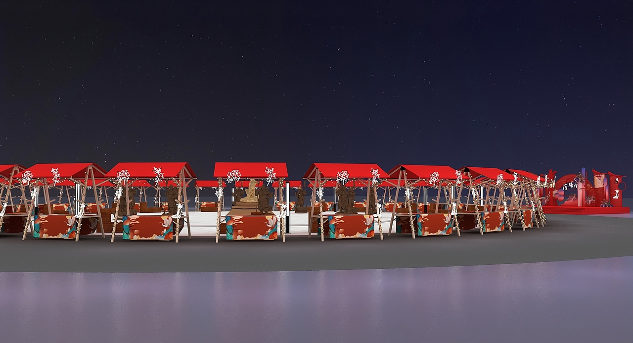 3D效果图-药膳街集市（图ZMzQ0MzIxODI4） - 场景 - 站酷设计师阿啥啥啥原创素材 - 站酷ZCOOL