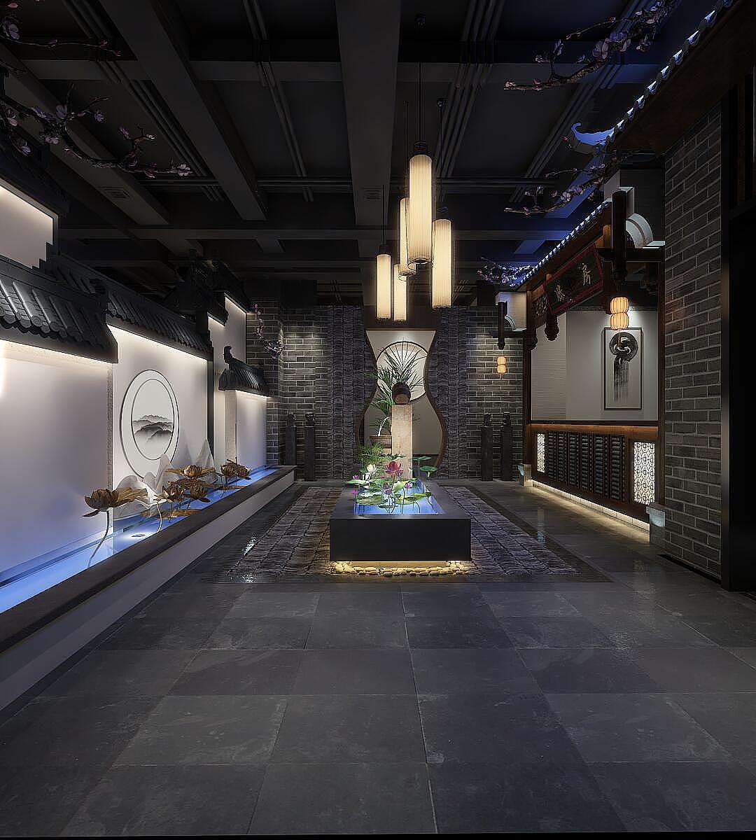 成都火锅店设计|中式火锅店装修公司【潮辣火锅店】