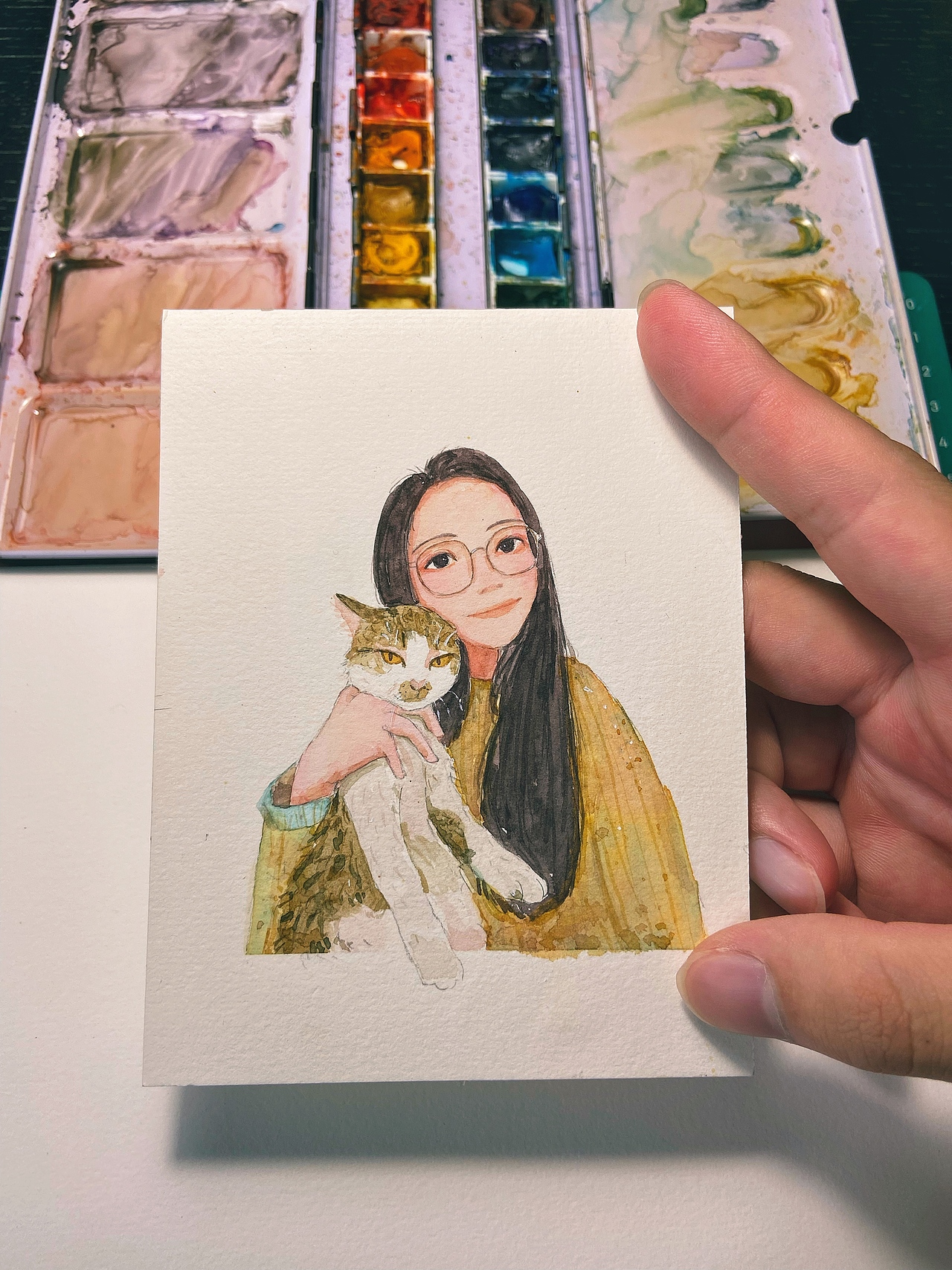 猫猫贴贴（图ZMzA3MDU5NTI0） - 绘本 - 站酷设计师陳不禿頭原创素材 - 站酷ZCOOL