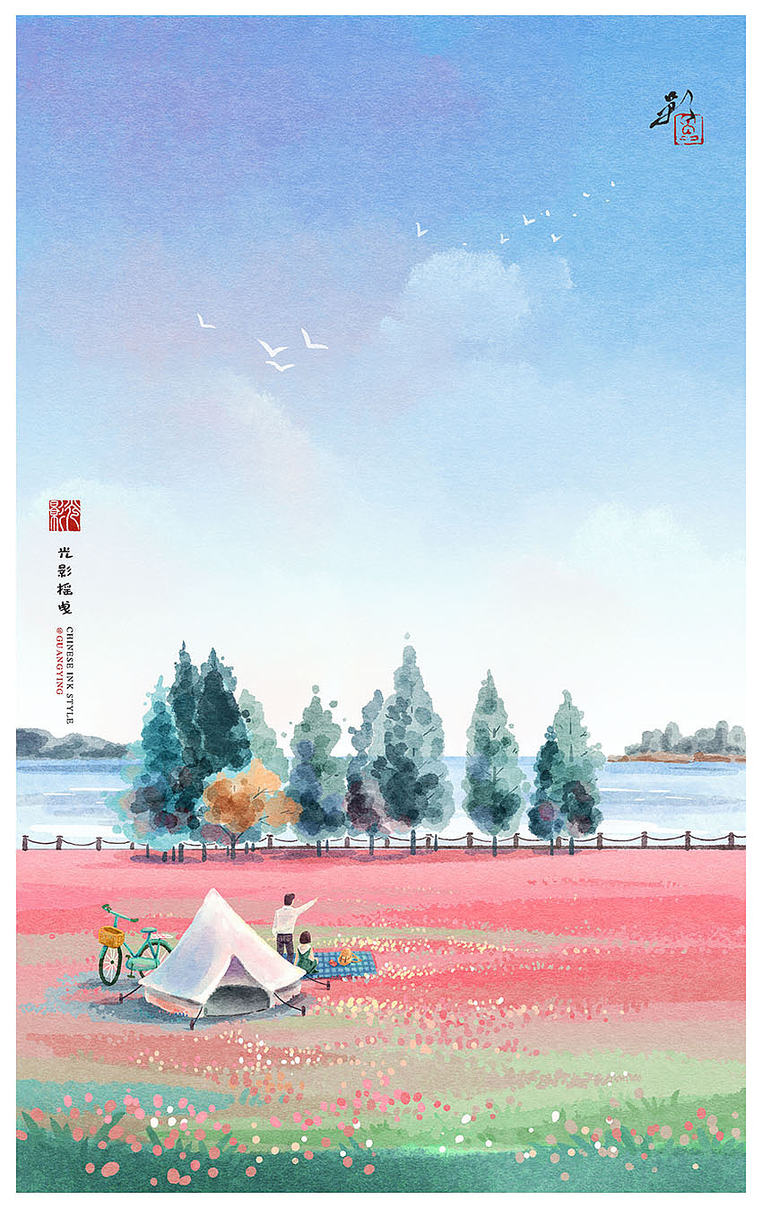在一起的时光（图ZMzYxMDIyMDIw） - 创作习作 - 站酷设计师插画师光影摇曳原创素材 - 站酷ZCOOL