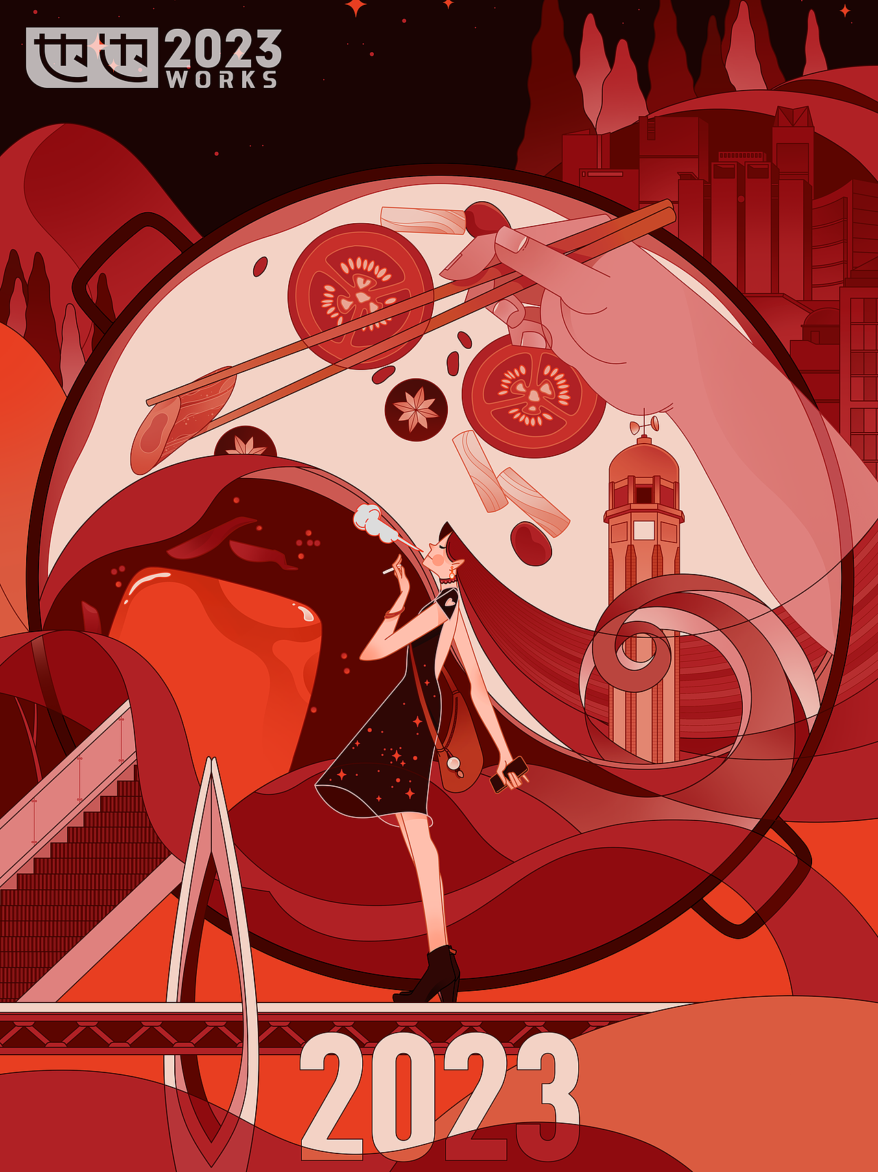 重庆人的重庆（图ZMzQ0NTY5NjY4） - 商业插画 - 站酷设计师也边原创素材 - 站酷ZCOOL