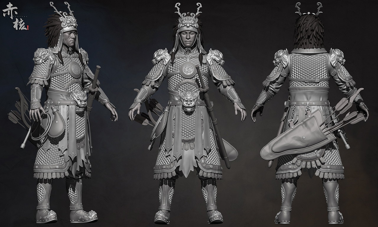 【赤核第八期】次世代角色模型—中国甲胄(一)