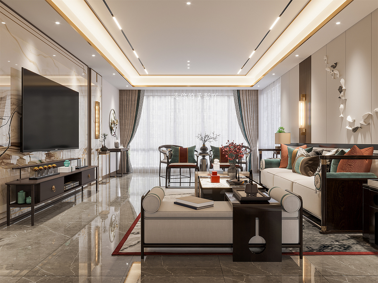 新中式别墅,岁月流淌,温润生长