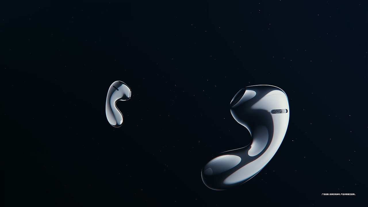 【华为FreeBuds 5】水滴造型，美学新“声”（图ZMzM2NzM4NzE2） - 电子产品 - 站酷设计师BOD_studio原创素材 - 站酷ZCOOL