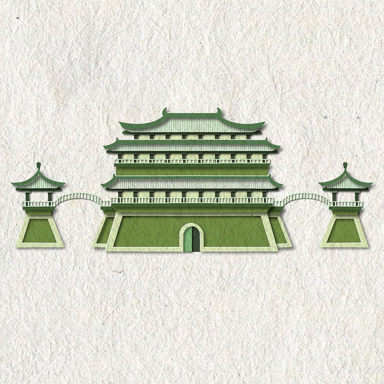 《行走札记——西安》4（图ZMzM2NTUyMDk2） - 艺术插画 - 站酷设计师山海陆城原创素材 - 站酷ZCOOL