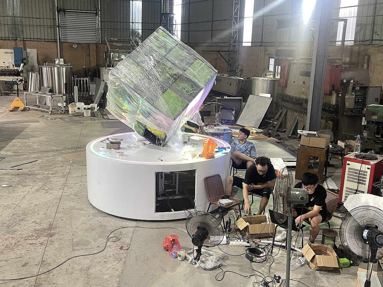 魔方互动装置 寓教于乐的互动装置