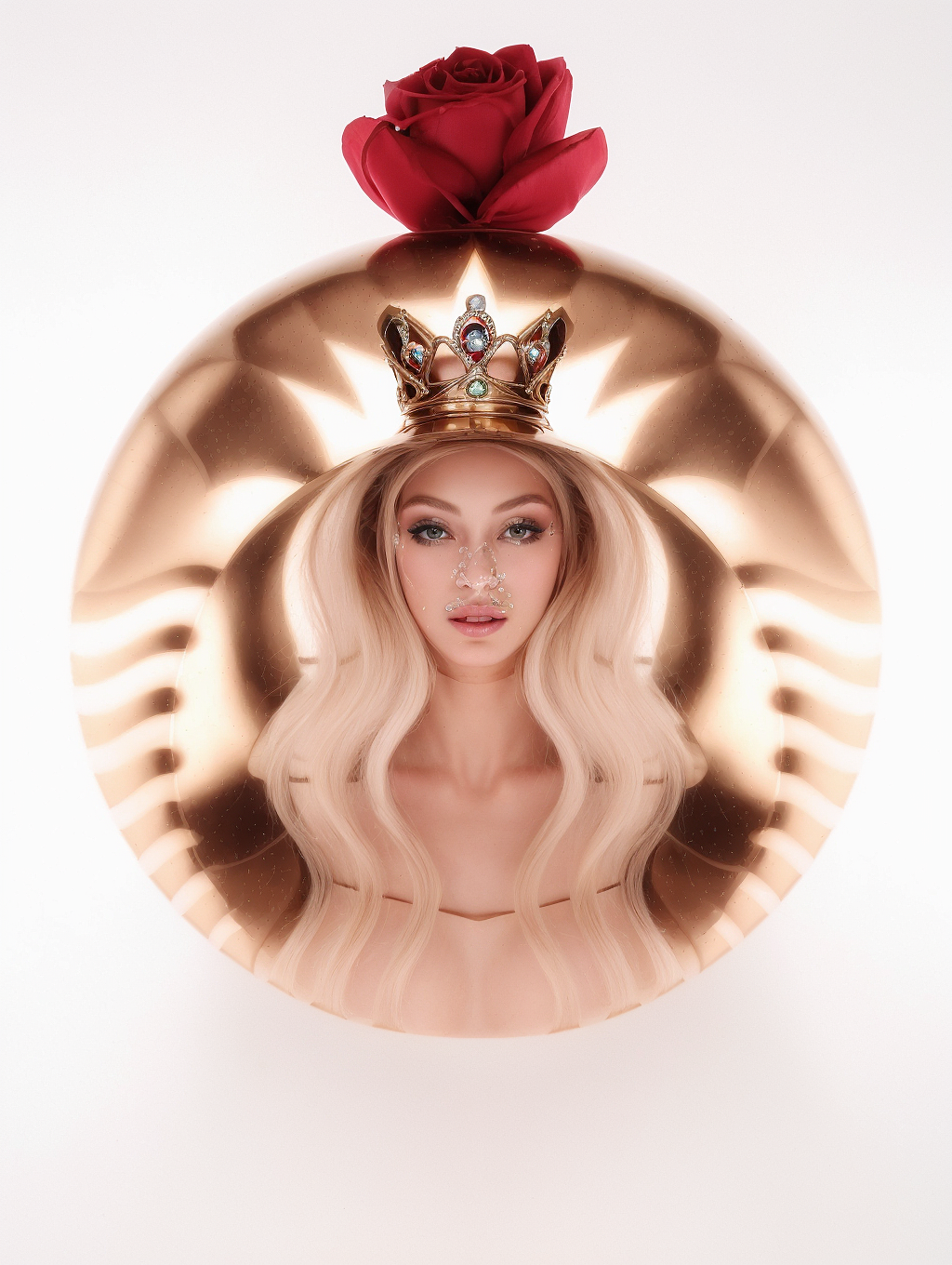 AI超级魔法:星巴克LOGO女神真人形象复活!