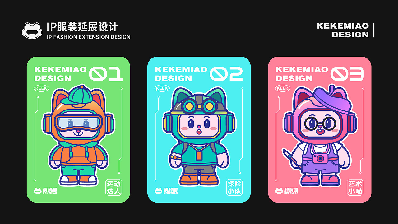 KEEK科科喵——科技馆IP 文创插画衍生品设计（图ZMzU4NTM5MzUy） - IP形象 - 站酷设计师狸十一原创素材 - 站酷ZCOOL