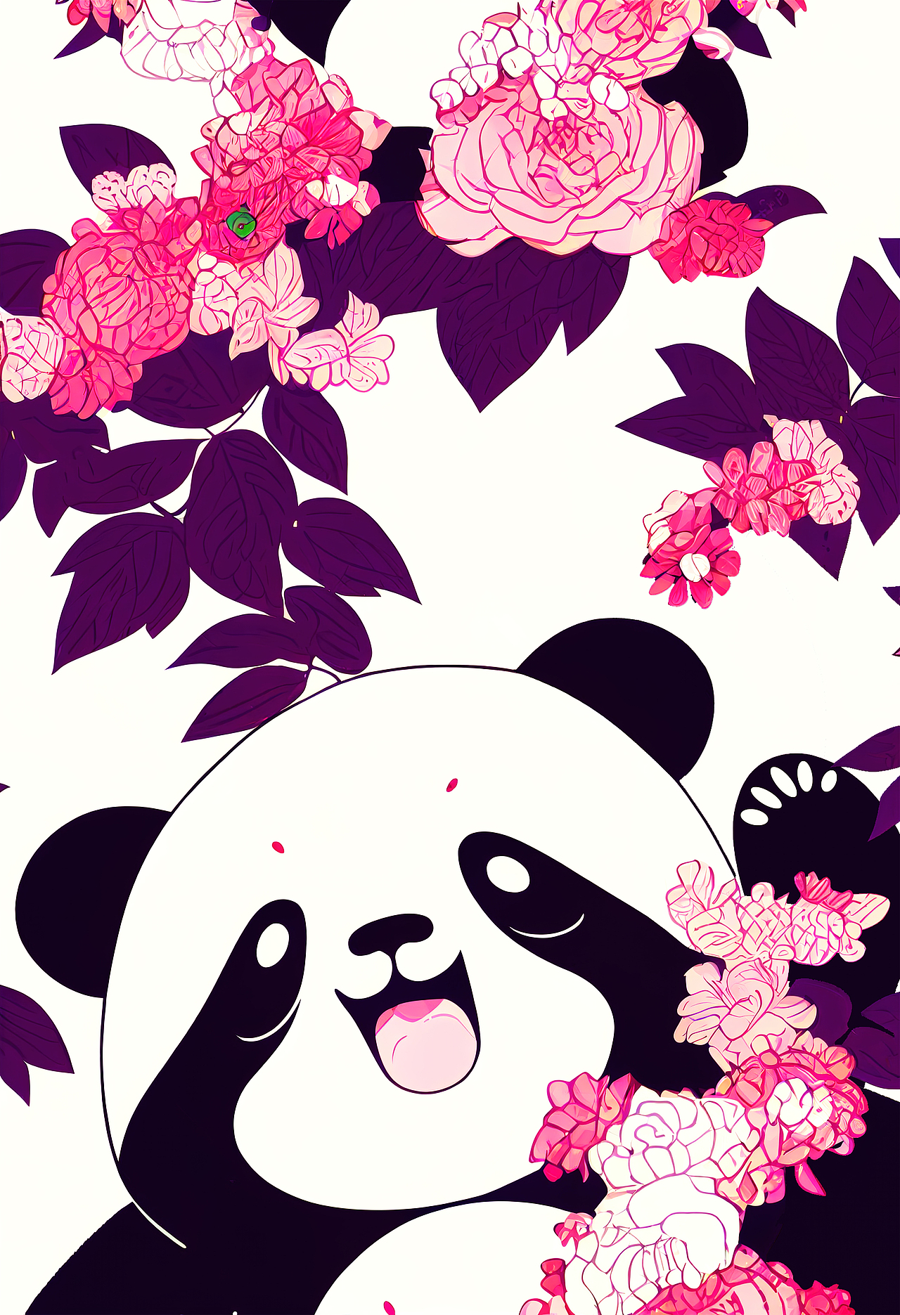 打個招呼 - 熊貓插畫（圖ZMzIxNDE2MTUy） - 藝術(shù)插畫 - 站酷設(shè)計師SPMK原創(chuàng)素材 - 站酷ZCOOL
