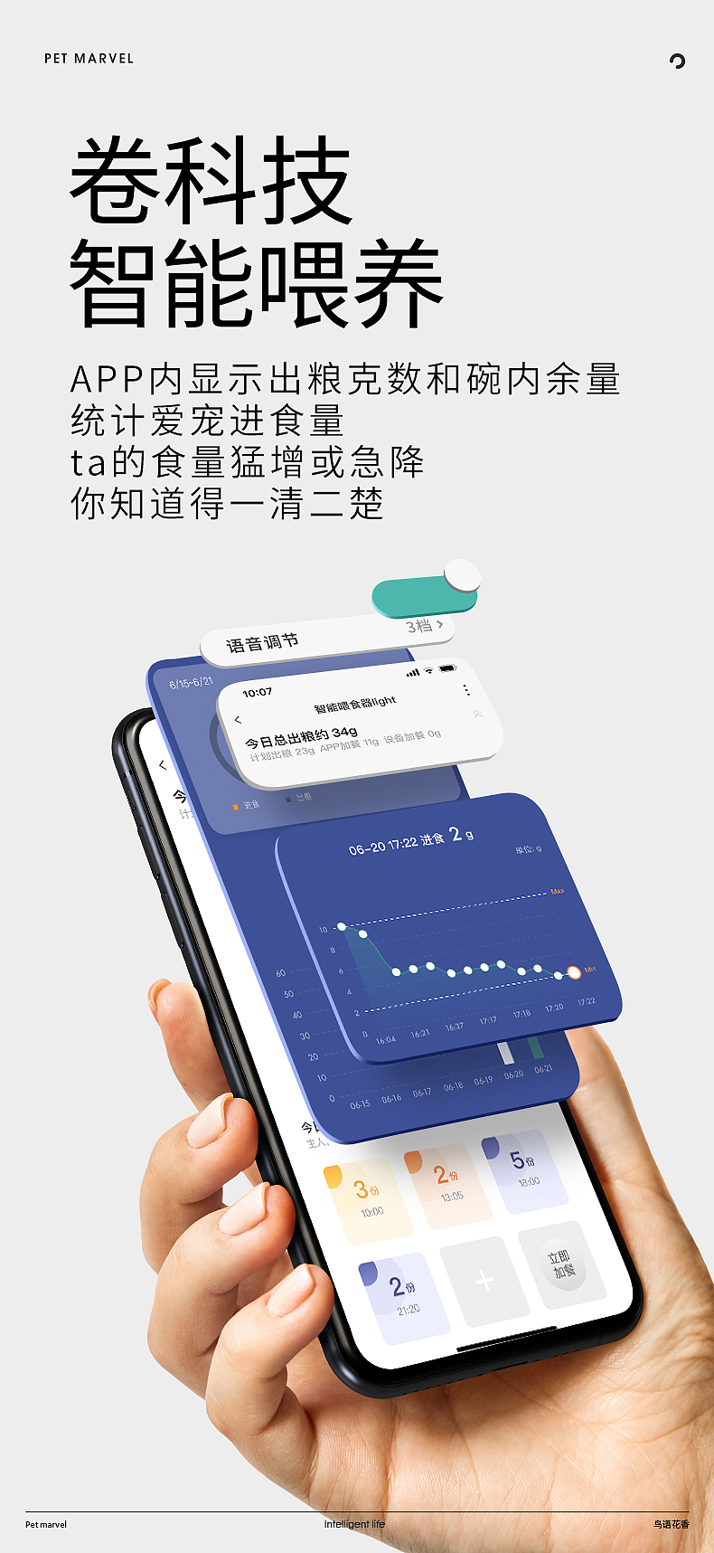 鸟语花香智能喂食器Light