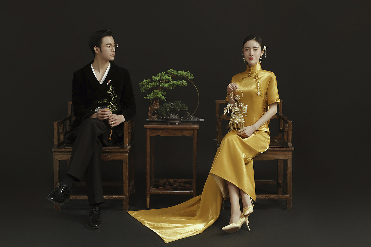 不一样的中式婚纱照~结婚移动要拍它