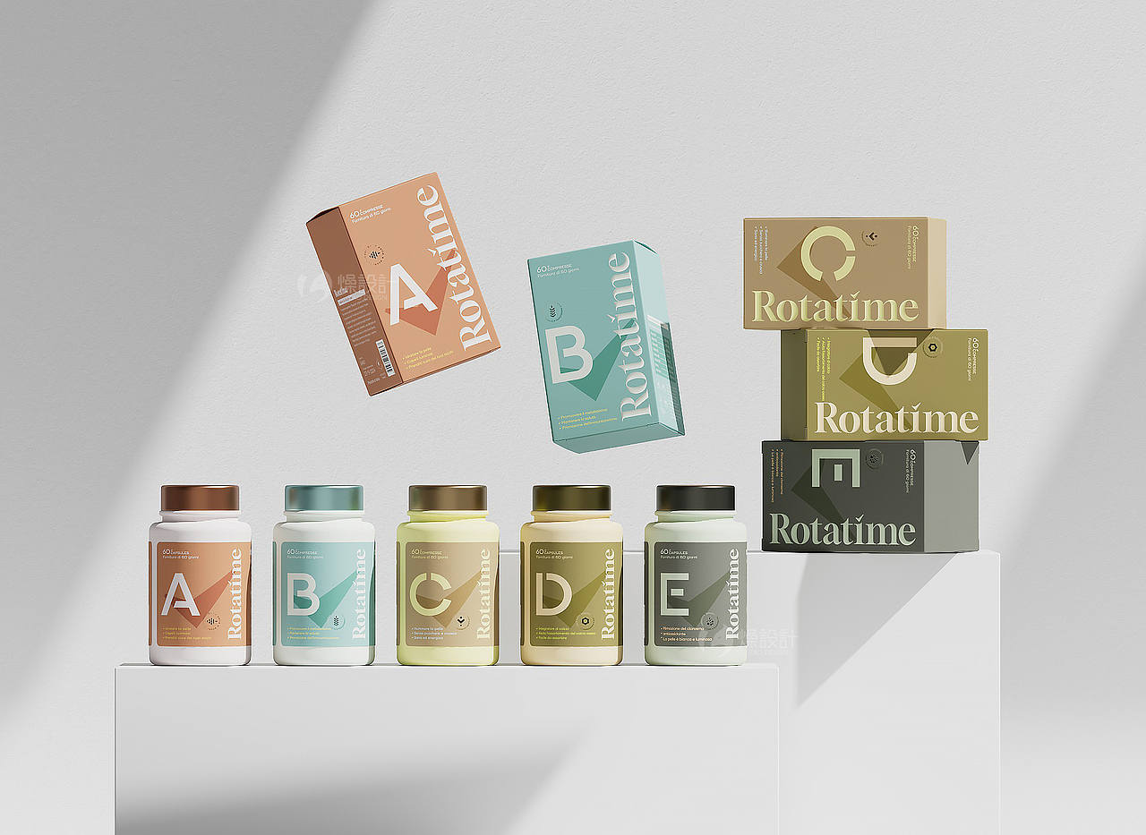 Rotatime感受生活年轻态丨膳食补剂品牌设计全案（图ZMzI3ODI3OTg0） - 包装 - 站酷设计师Art_aden原创素材 - 站酷ZCOOL