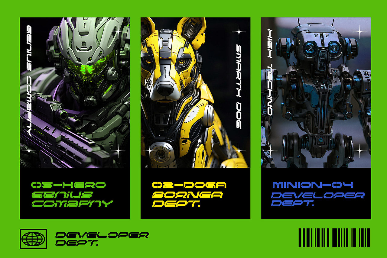 未来科幻机能赛博朋克潮牌电竞游戏海报标题英文字体（图ZMzcwMTQyNzM2） - 字体/字形 - 站酷设计师最西文集原创素材 - 站酷ZCOOL