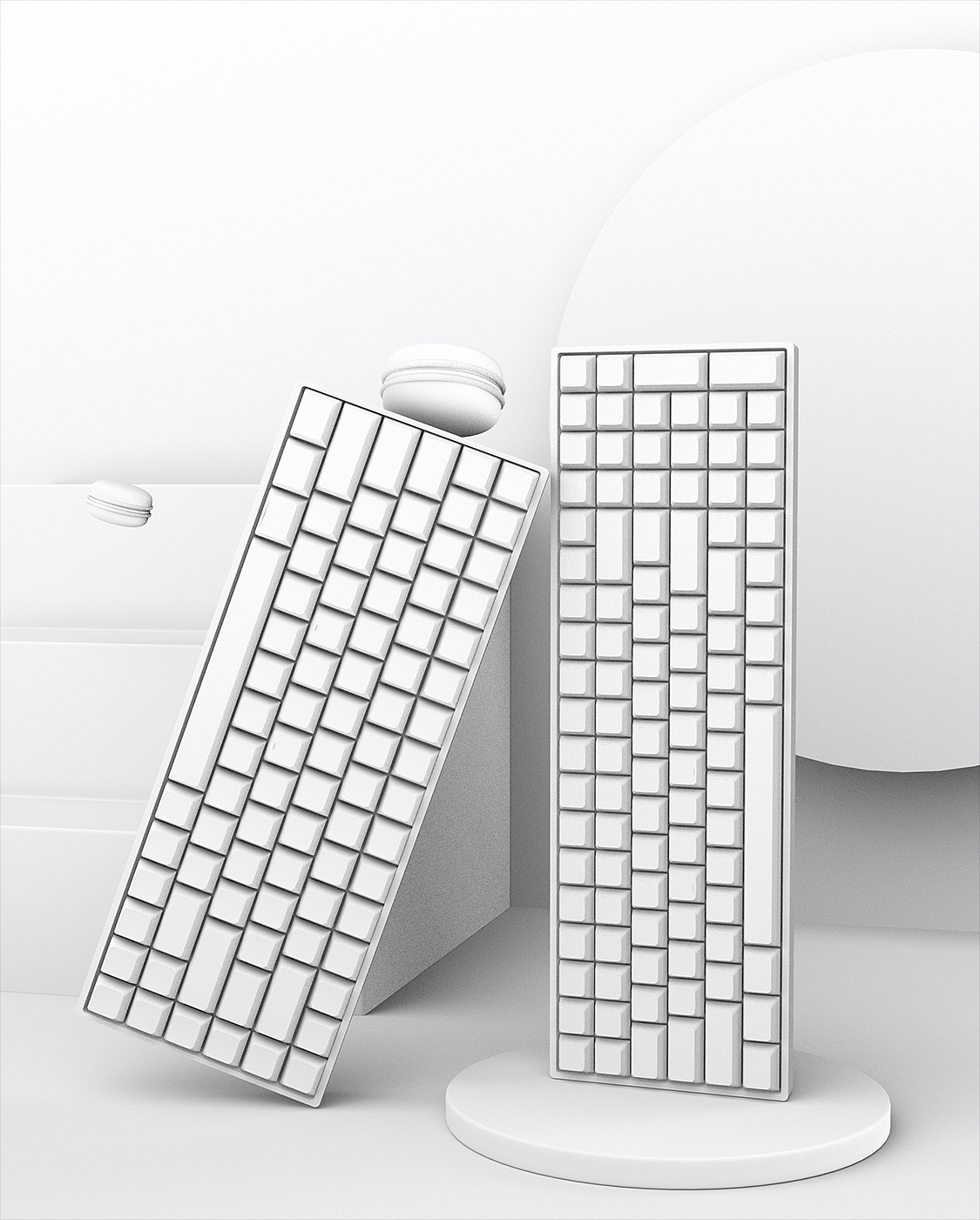 skyloong#JD店铺首页#3C#键盘#C4D渲染（图ZMzEwMjU4NDQw） - 电商 - 站酷设计师首页梗住原创素材 - 站酷ZCOOL