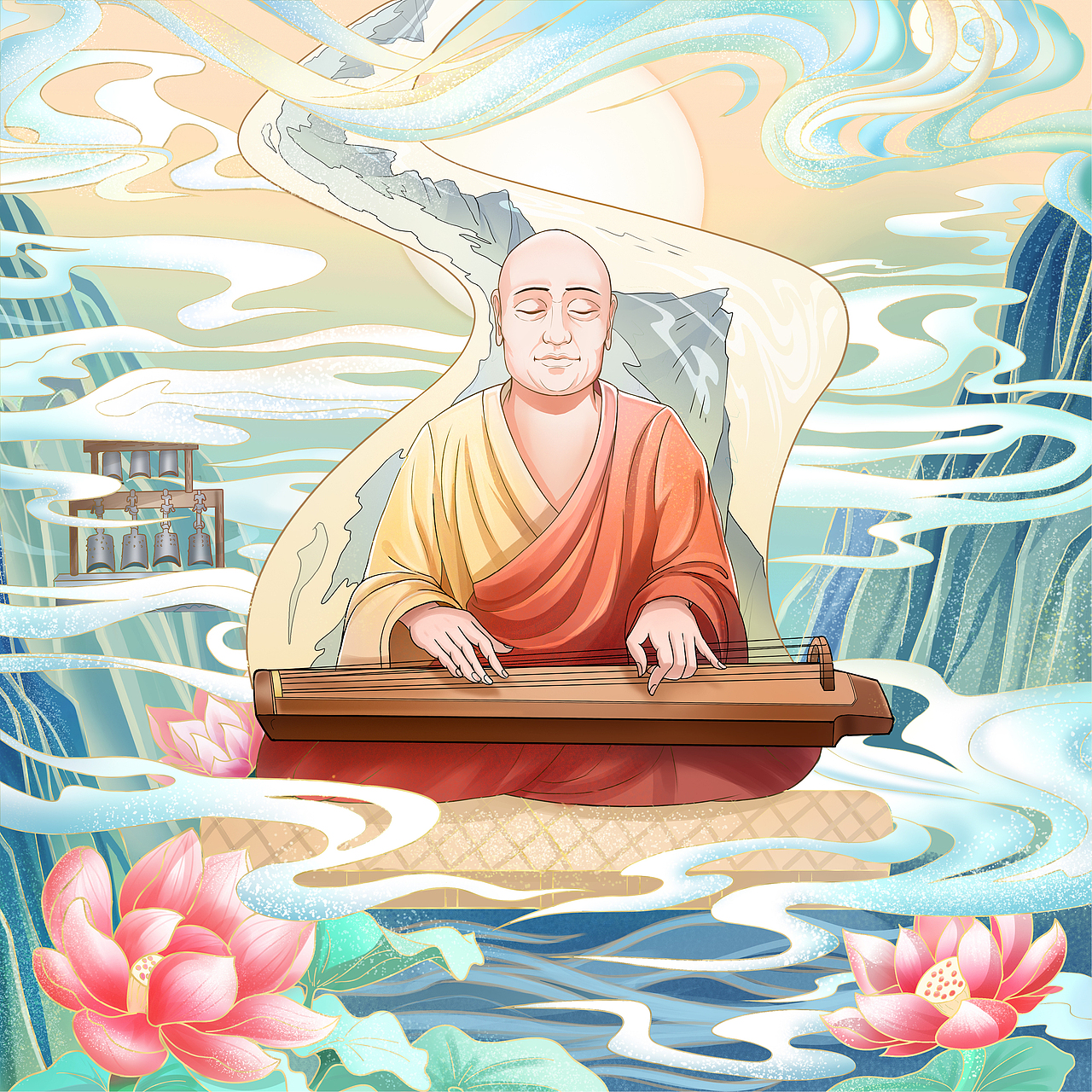 鉴真大师NFT视觉形象设计