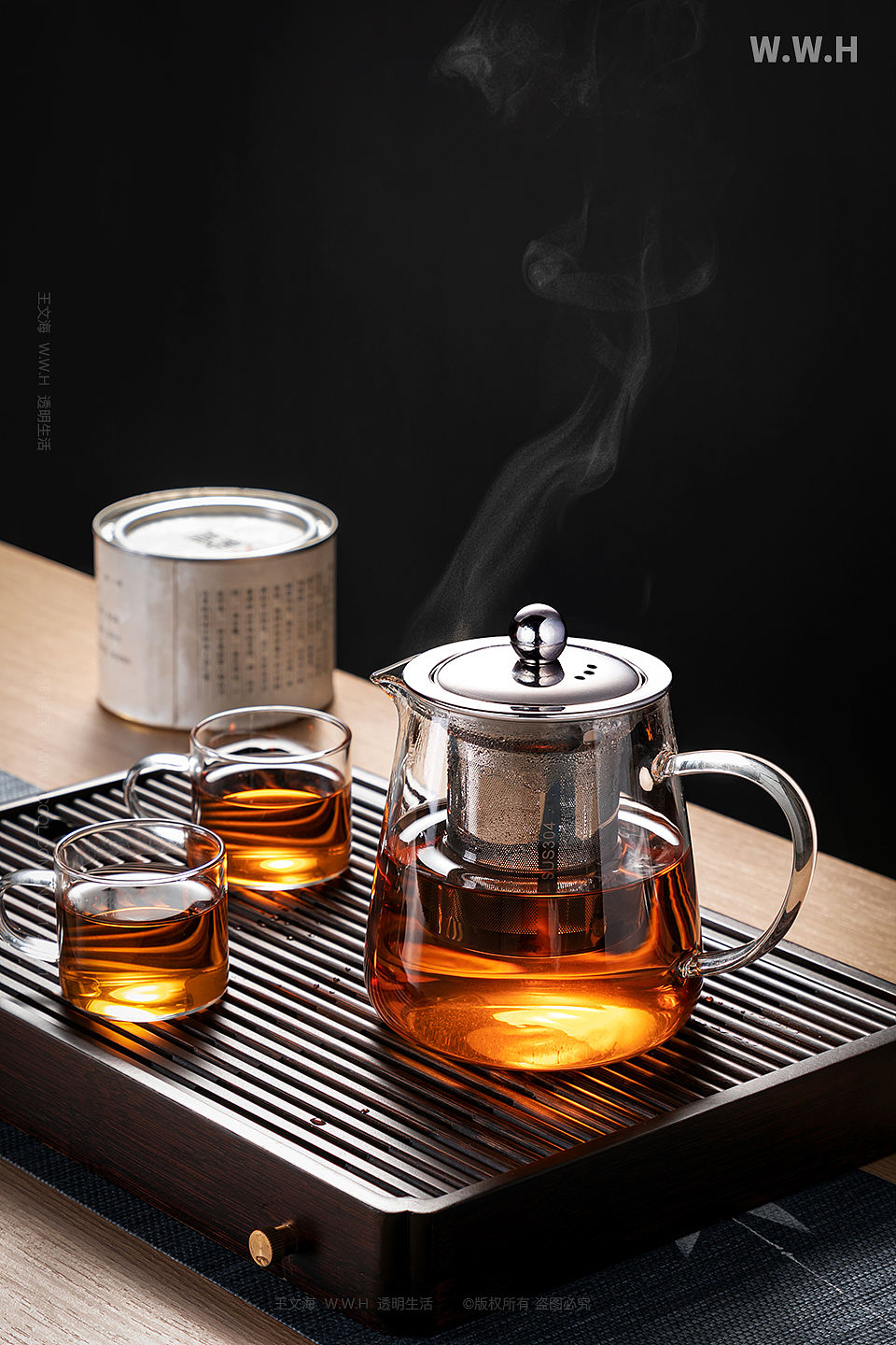 玻璃茶具| 茶盘 | 茶壶 | 茶杯 | 茶具 | 饮具（图ZMzM2NjE5Mzk2） - 产品摄影 - 站酷设计师王文海原创素材 - 站酷ZCOOL