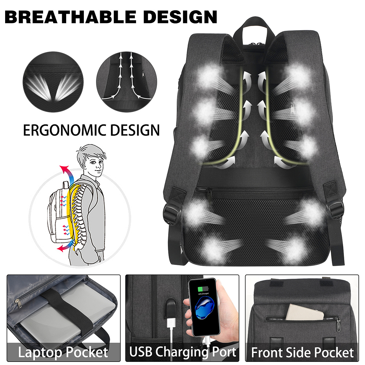 专业亚马逊背包拍摄展示之午餐包