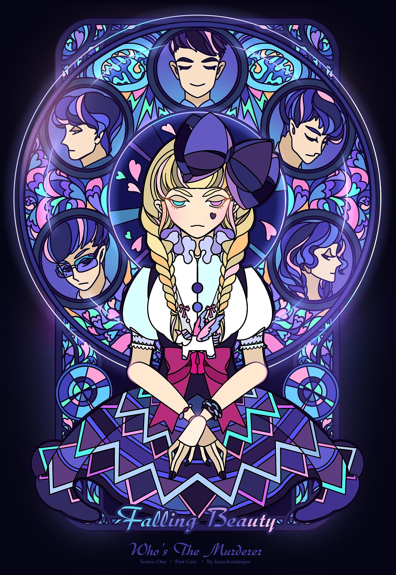 明星大侦探第一季【凶手卡牌插图】（图ZMzAwMjQ1ODcy） - 创作习作 - 站酷设计师卤鹌鹑蛋君原创素材 - 站酷ZCOOL