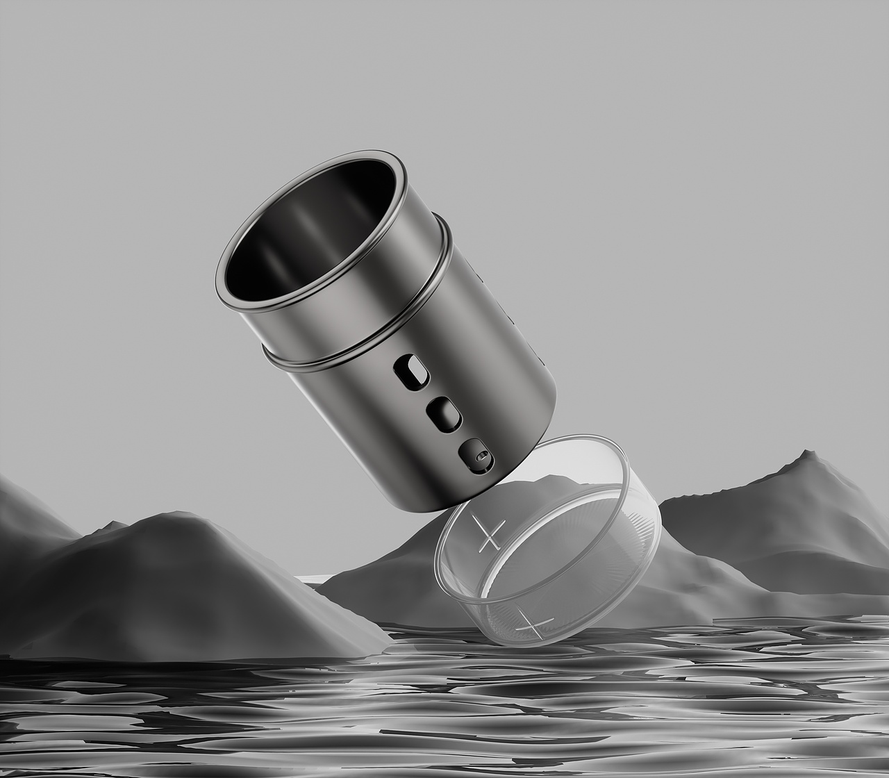 厨房置物架丨C4D产品渲染 ✖ 德艺电商视觉