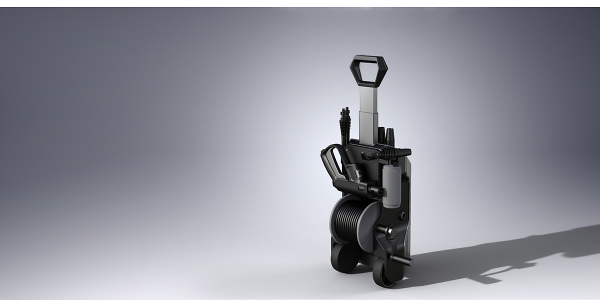 木马设计 | 海力立式高压清洗机