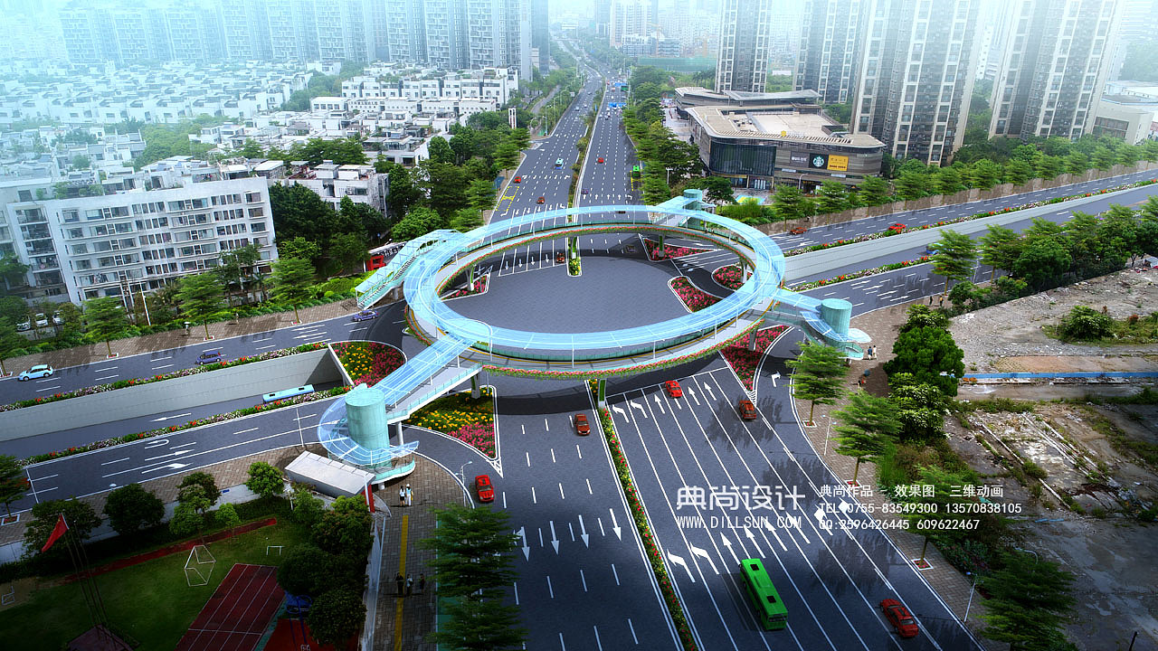 人行天桥效果图1