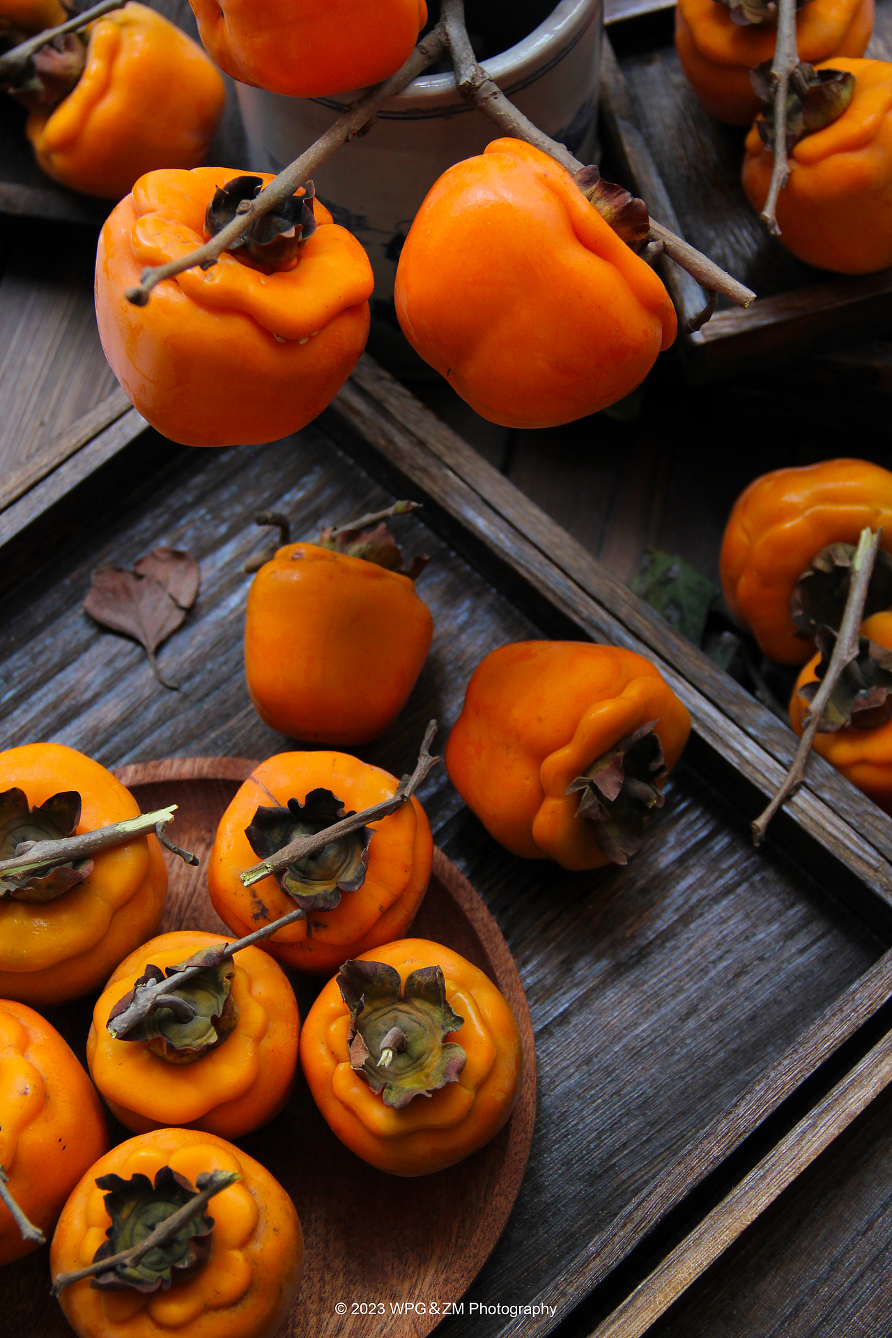 《 好柿成霜 》