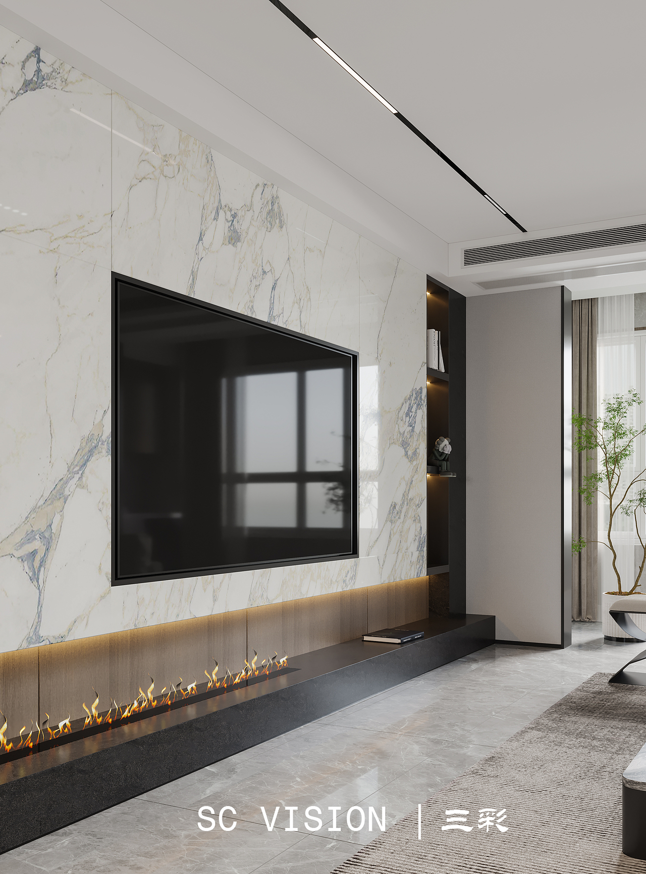 现代家装客餐厅