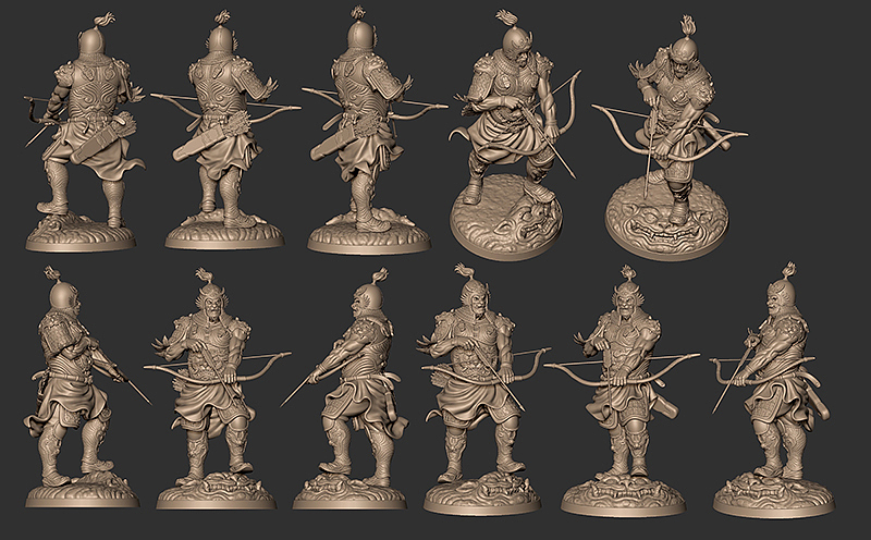 鹤发虎胆!MP明子《五虎上将军 黄忠》彩绘雕像