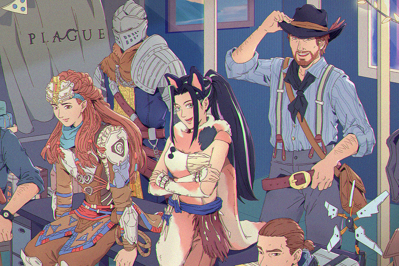 约了一群伙伴过生日party（图ZMzAxMTAxNDIw） - 创作习作 - 站酷设计师画画的子杰原创素材 - 站酷ZCOOL