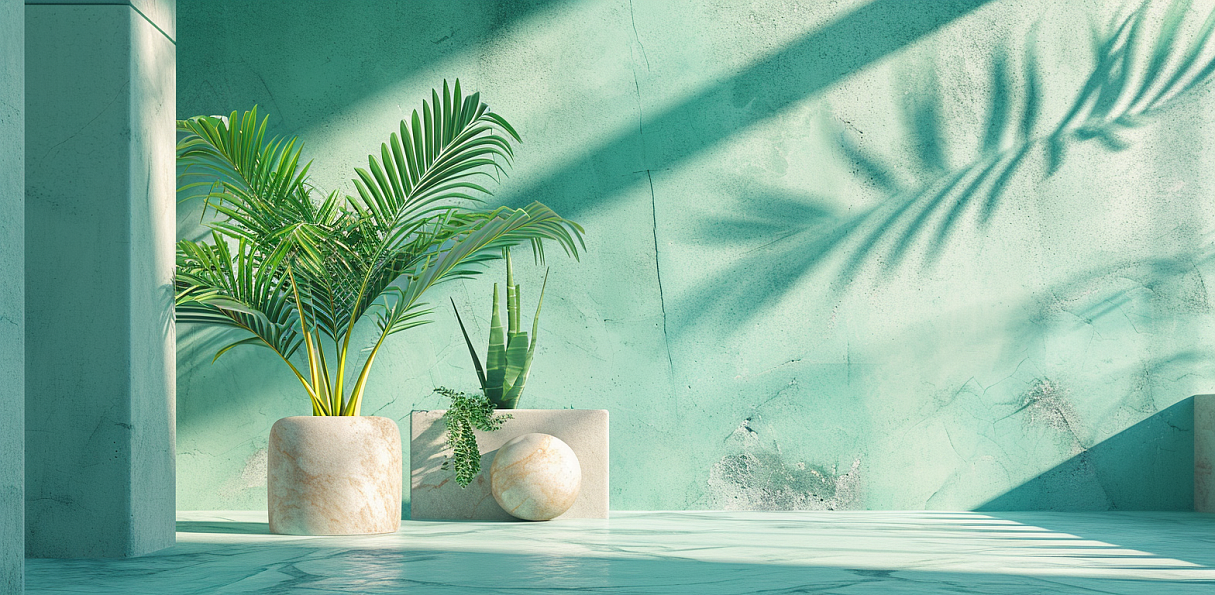 AI电商绿植展台