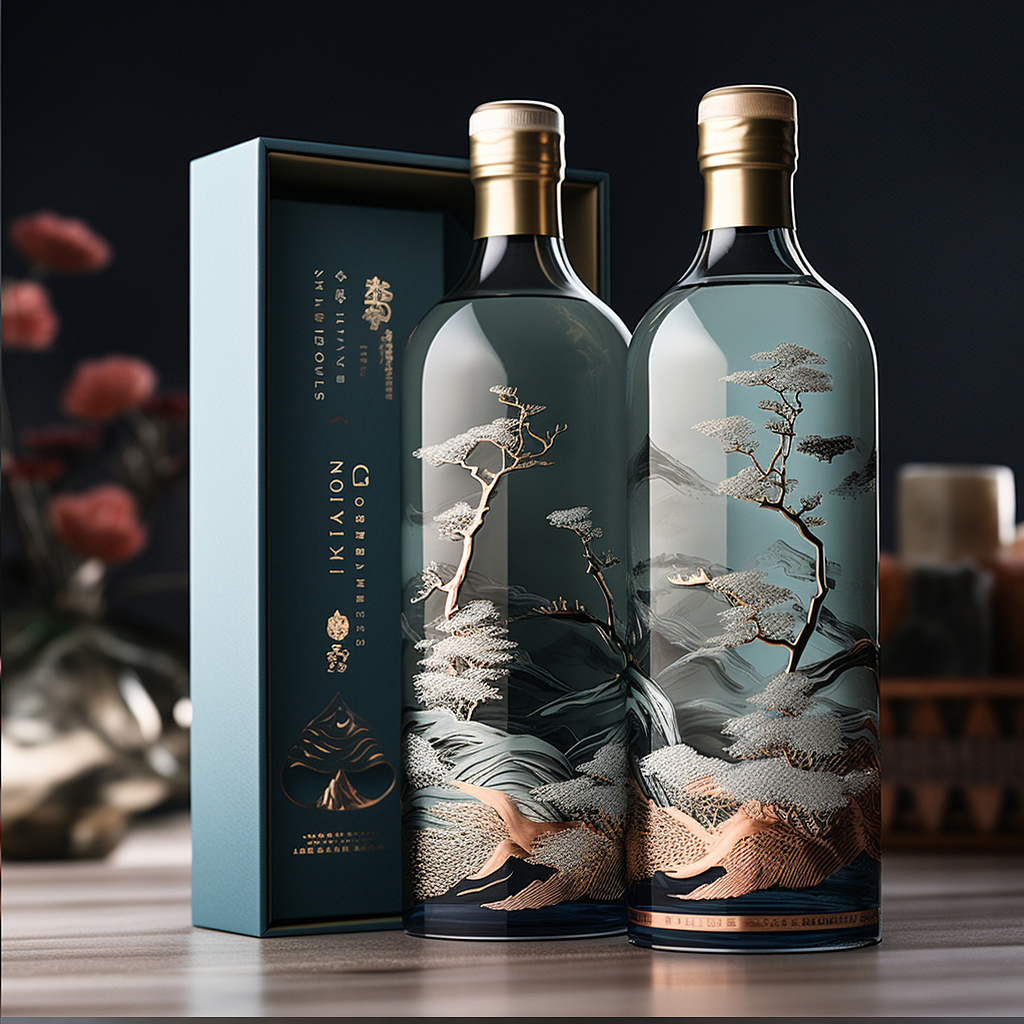 高端茶酒/鸡尾酒/威士忌包装设计（图ZMzYwNDcyMDE2） - AI作品 - 站酷设计师七七的崽原创素材 - 站酷ZCOOL