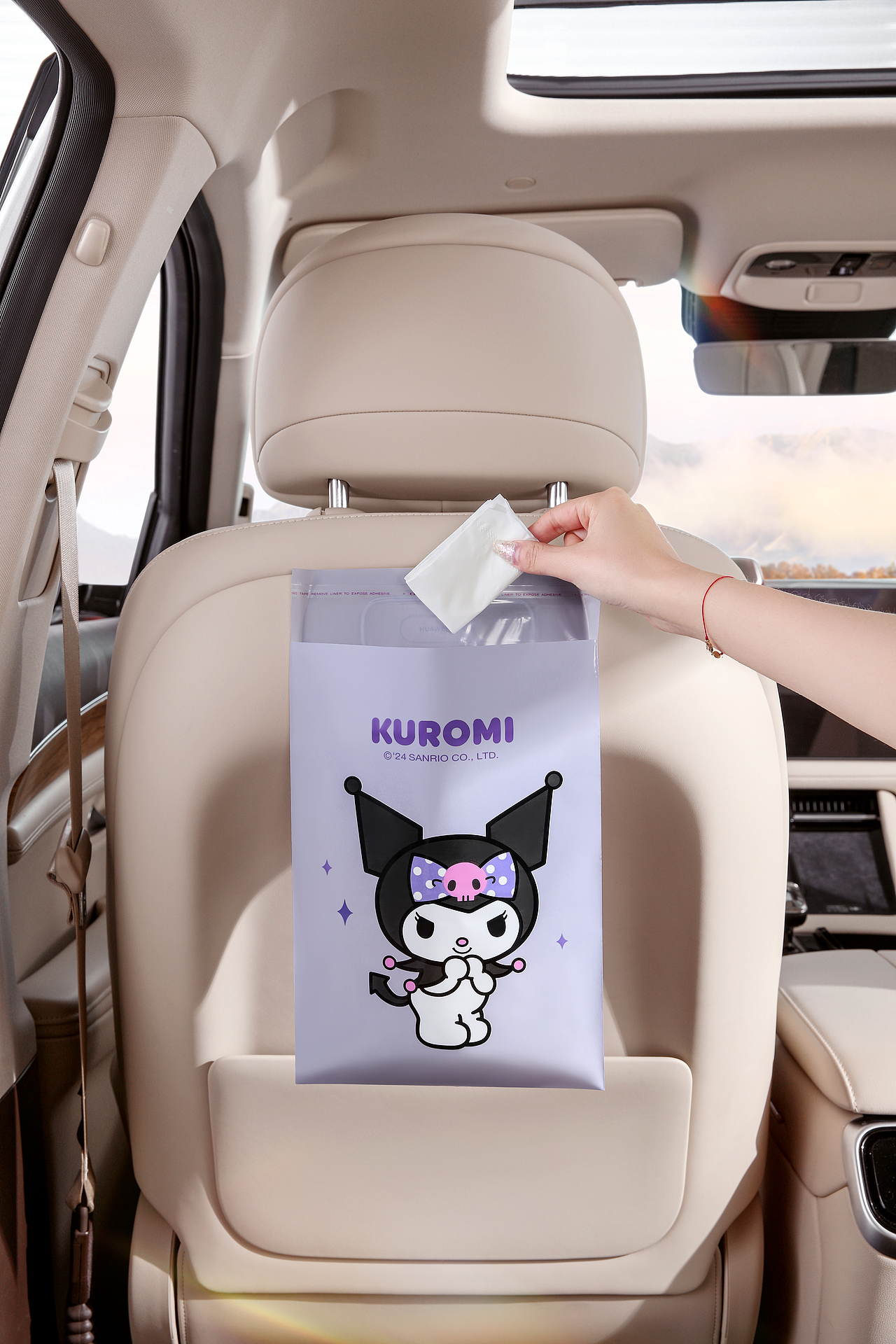 车品修图/三丽鸥联名车品✖missdeer/车载垃圾袋