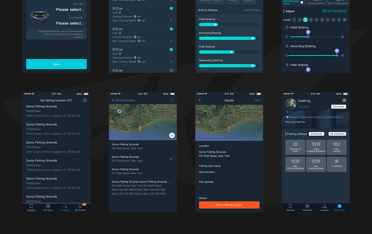 KastKing海外版iReel智能渔轮（图ZMzY2NDU5NDQ0） - APP界面 - 站酷设计师设计深耕原创素材 - 站酷ZCOOL