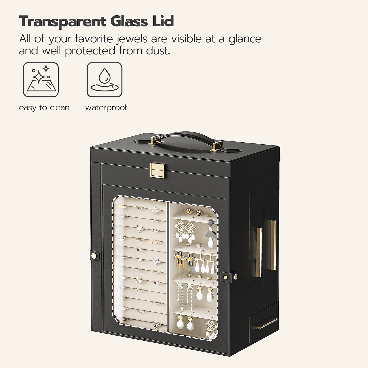 首饰盒渲染+拍摄+精修