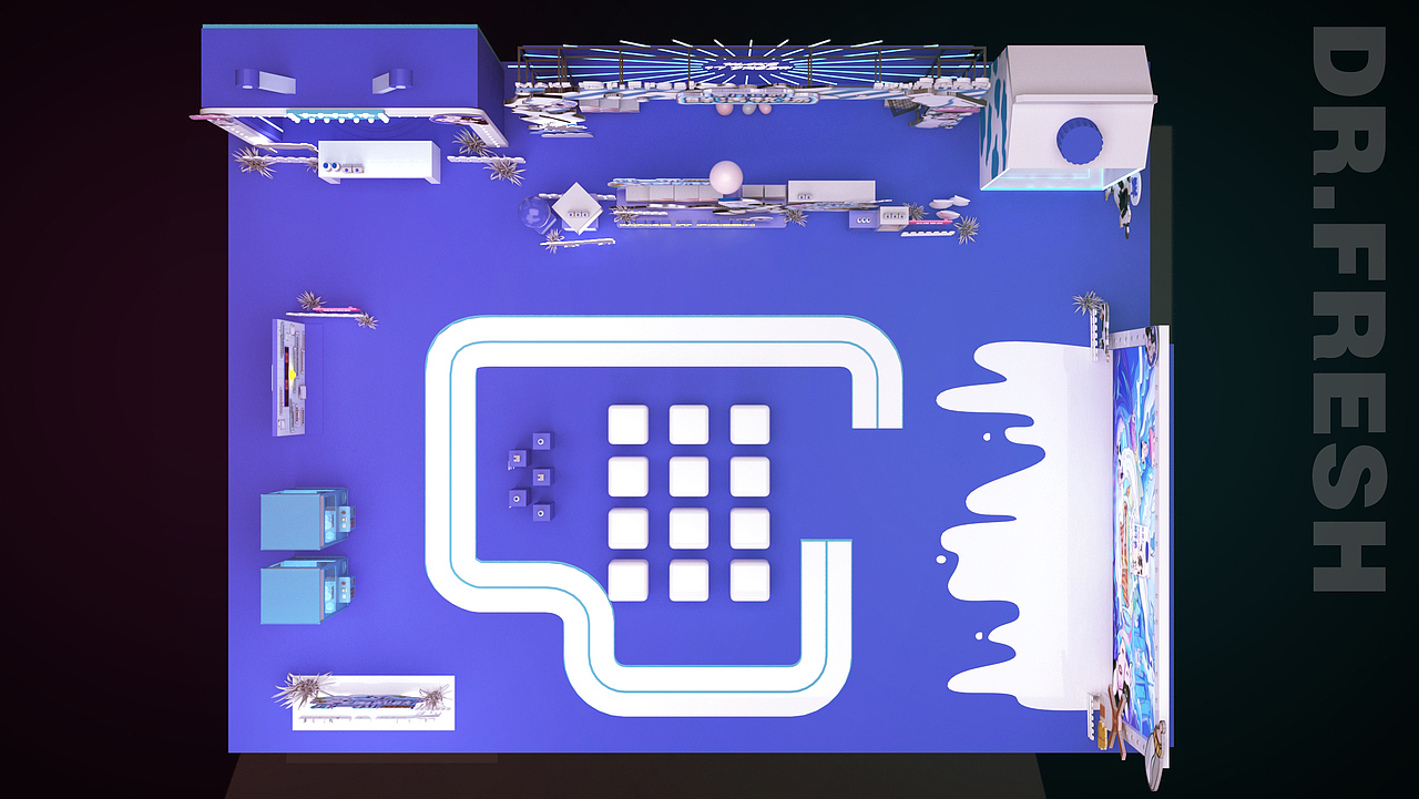 美陈活动 插画 KV 三维 平面 产品