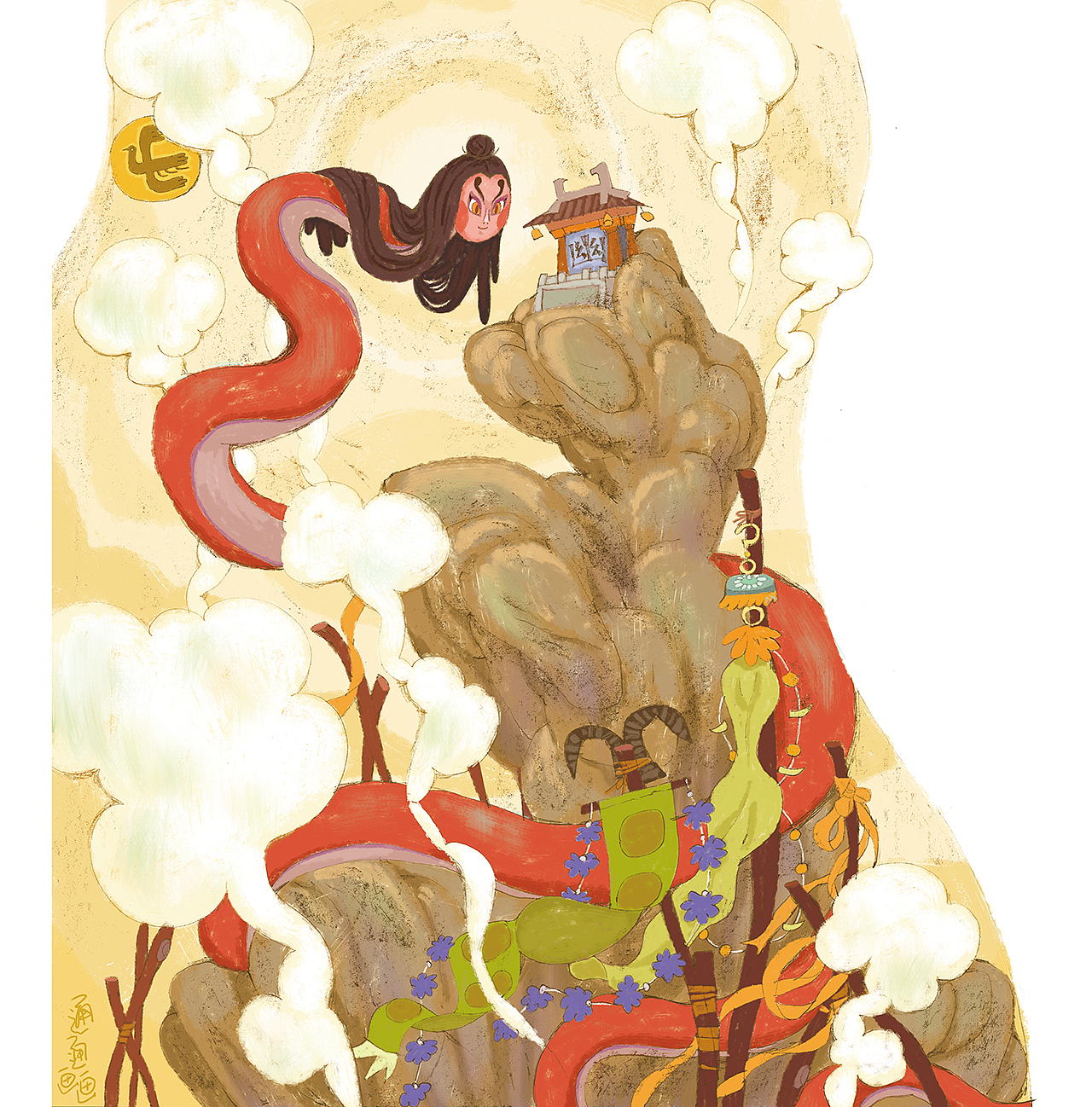 神话传说角色 组图（图ZMzM2NDM2MzUy） - 儿童插画 - 站酷设计师通通画画原创素材 - 站酷ZCOOL