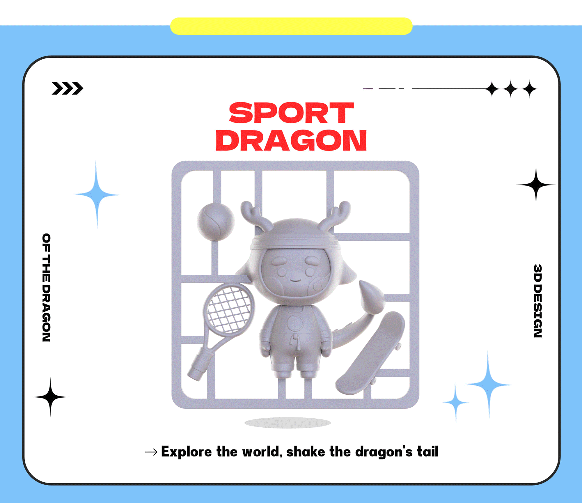 【兴兴龙 x Mooking】兴兴龙IP吉祥物-第一弹（图ZMzU5MDA5OTk2） - IP形象 - 站酷设计师建模机器MK原创素材 - 站酷ZCOOL