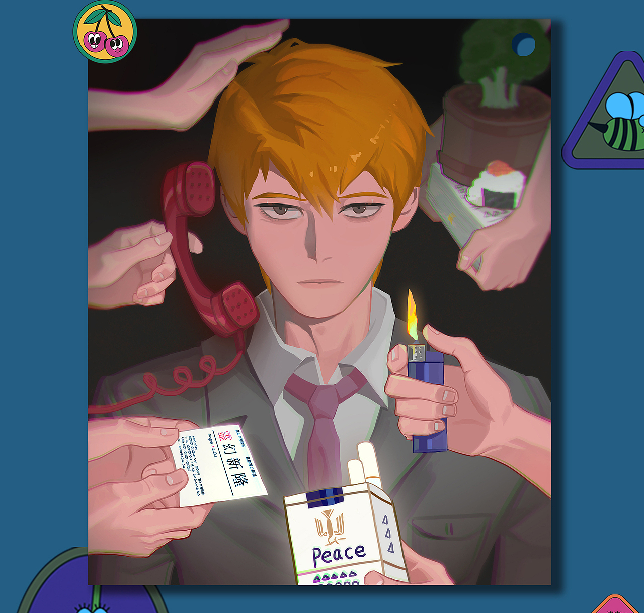 q版插画复古插画作品集