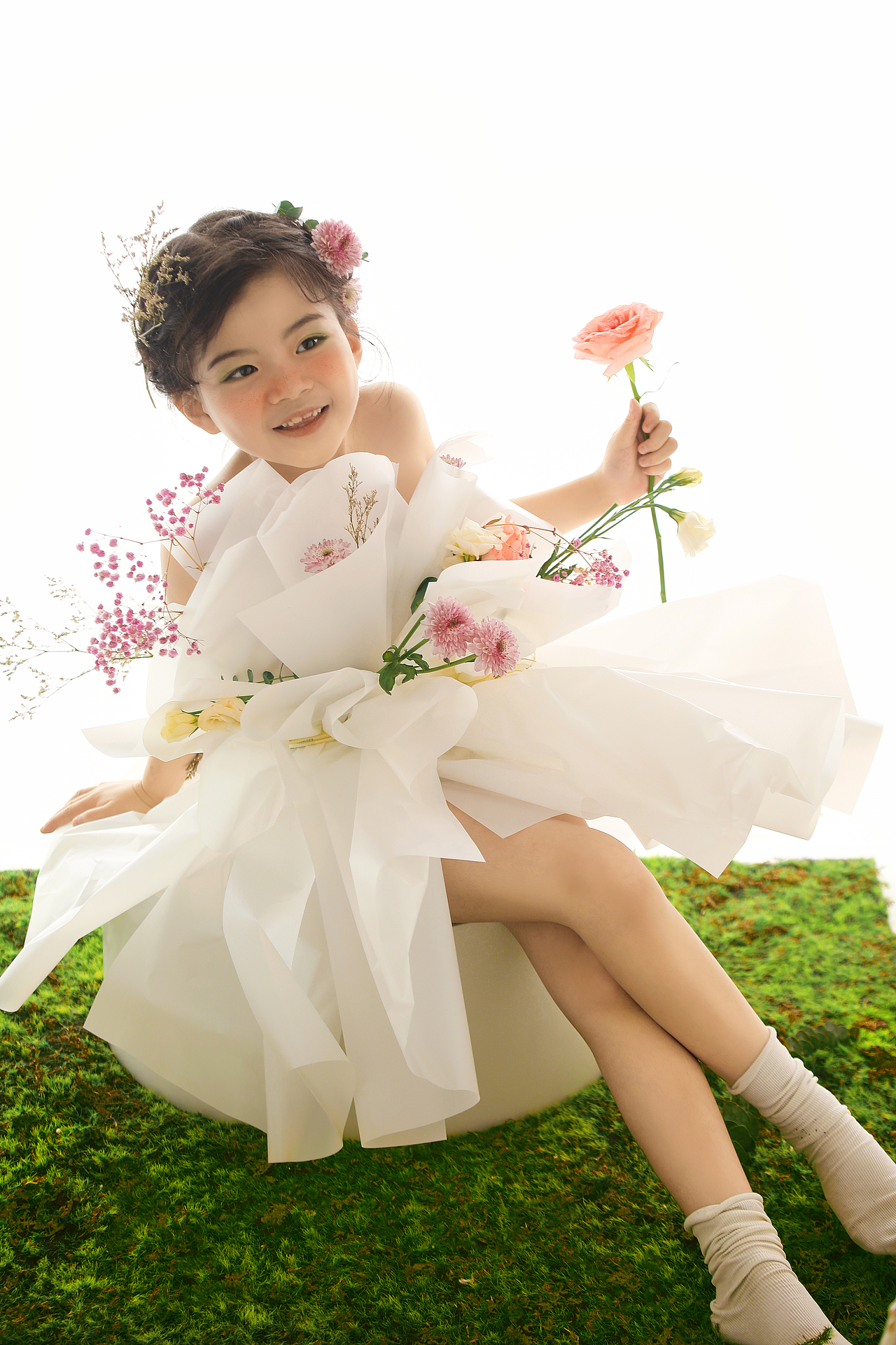 花束写真|儿童摄影（图ZMzA0MDA4NDAw） - 人像摄影 - 站酷设计师微光摄影工作室原创素材 - 站酷ZCOOL