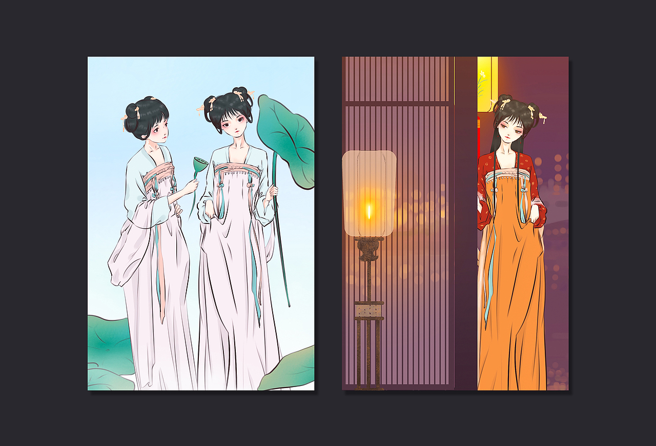 2021年的古风插画合集（图ZMjk4MjE2MjUy） - 商业插画 - 站酷设计师无糖092原创素材 - 站酷ZCOOL