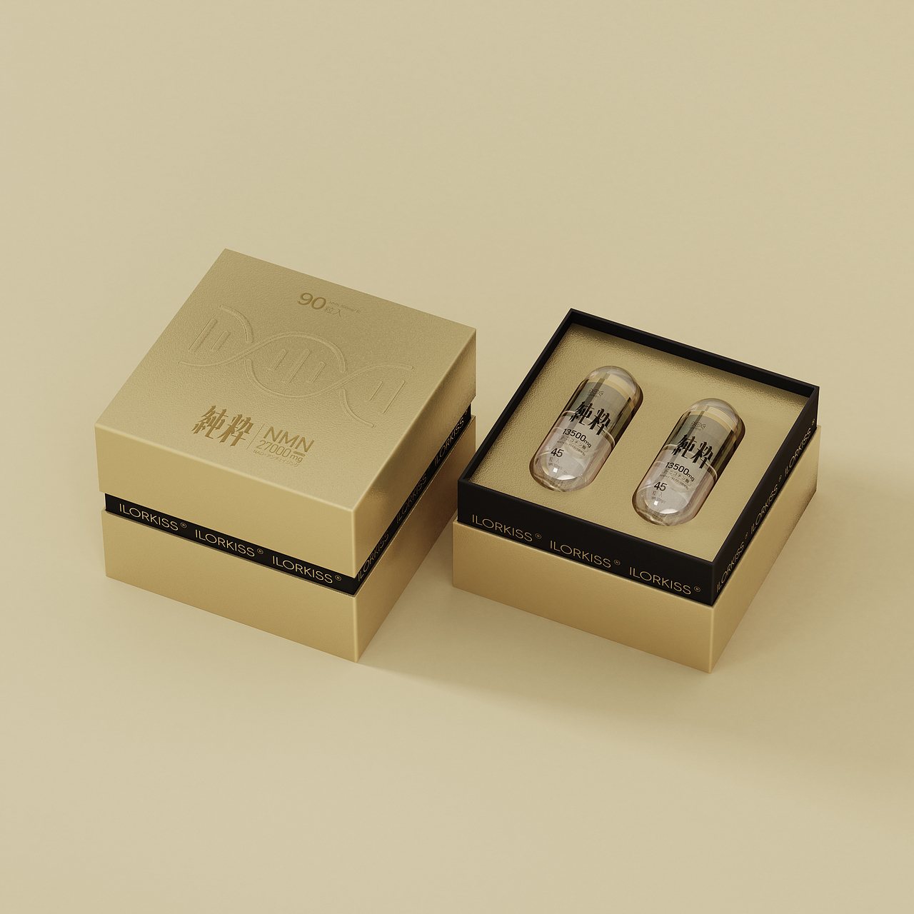 【PURE NMN】抗衰胶囊包装设计
