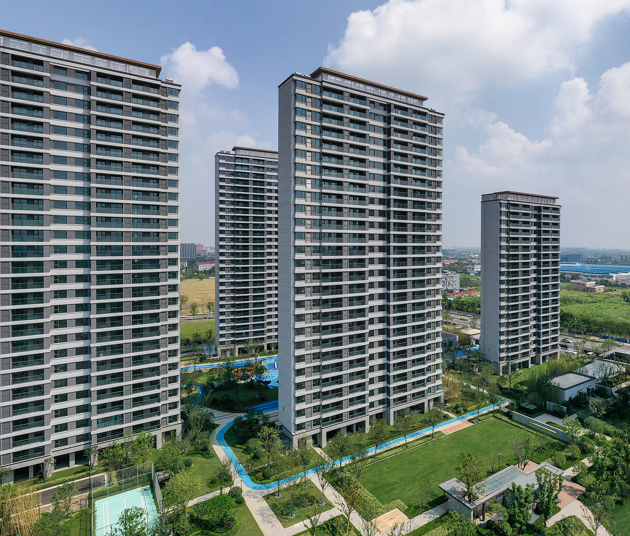 建筑景观｜爱情溪岸花园大区交付（图ZMzYzMzA0NDIw） - 景观设计 - 站酷设计师汤野建筑空间摄影原创素材 - 站酷ZCOOL