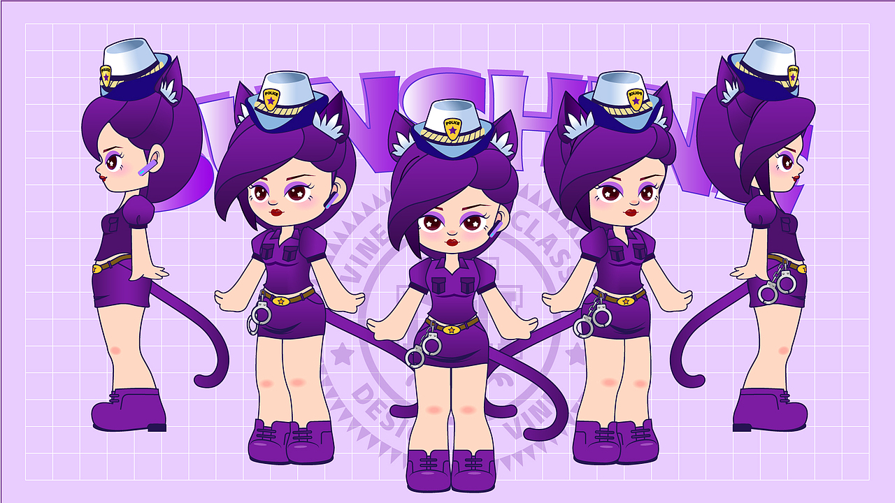 猫女阳阳IP盲盒角色设计吉祥物IP形象设计（图ZMzQ0OTMxNjMy） - IP形象 - 站酷设计师蔓蔓xiaocaoyun原创素材 - 站酷ZCOOL