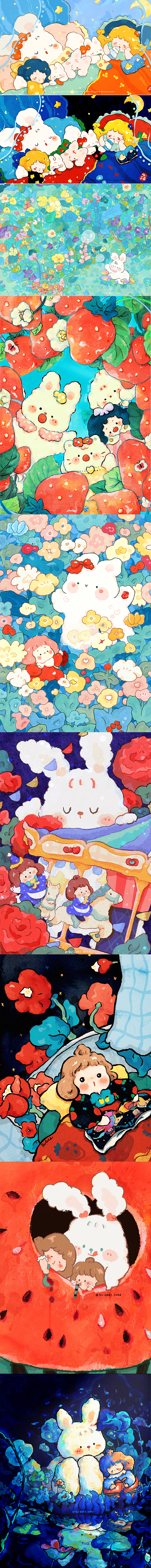 【兔年预告】原创商业插画备选合集（图ZMzExOTg2NzIw） - 商业插画 - 站酷设计师苏格子插画原创素材 - 站酷ZCOOL