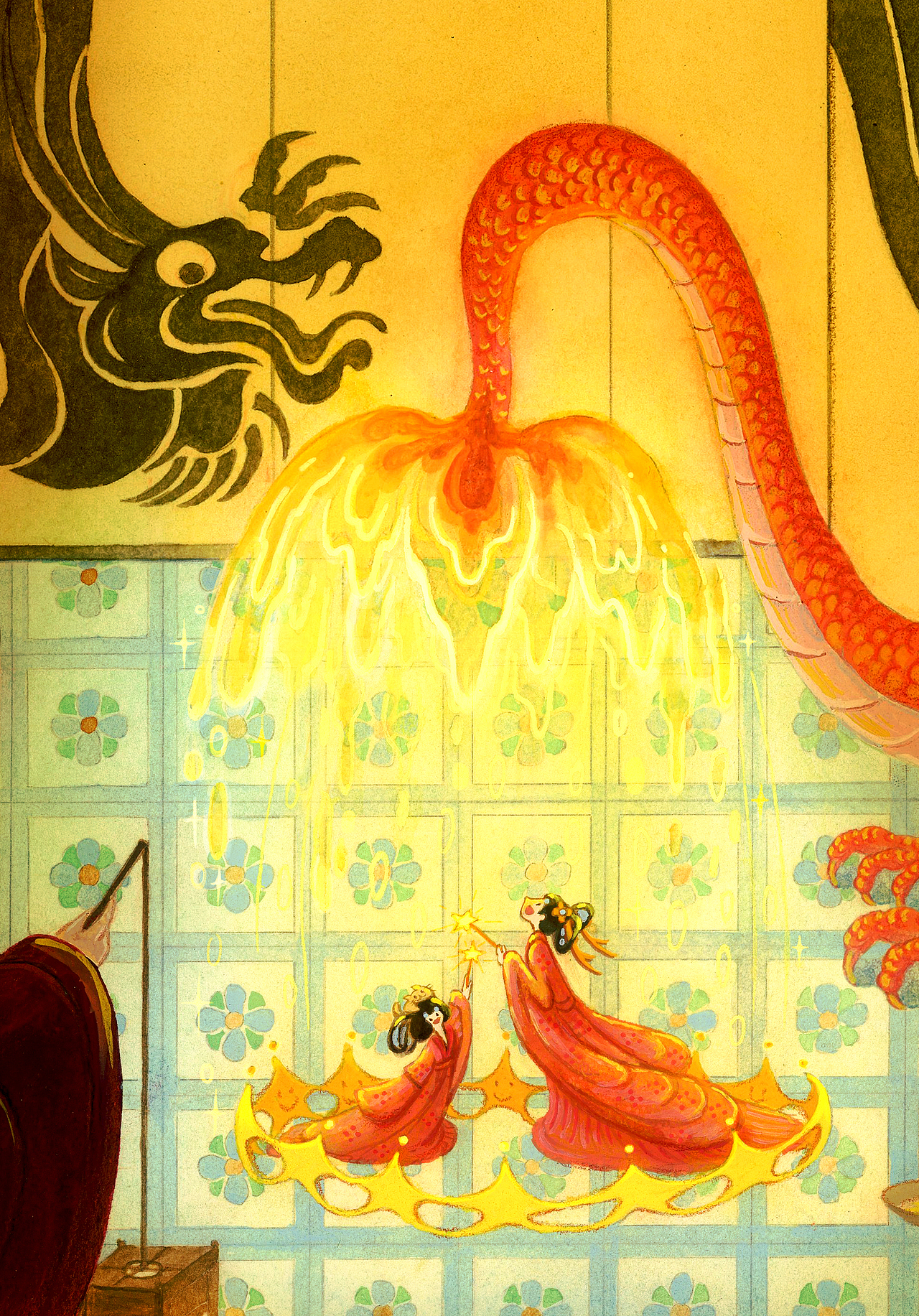 带来光明的烛龙（图ZMzYxMDI5Mjg4） - 艺术插画 - 站酷设计师施小青原创素材 - 站酷ZCOOL