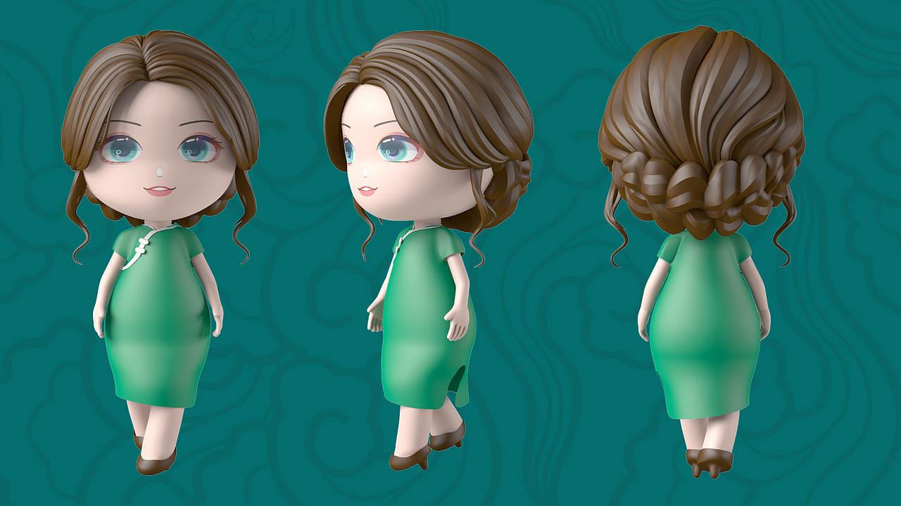 沪上阿姨ip延展（图ZMzQ1ODc1ODE2） - IP形象 - 站酷设计师小博在做图原创素材 - 站酷ZCOOL