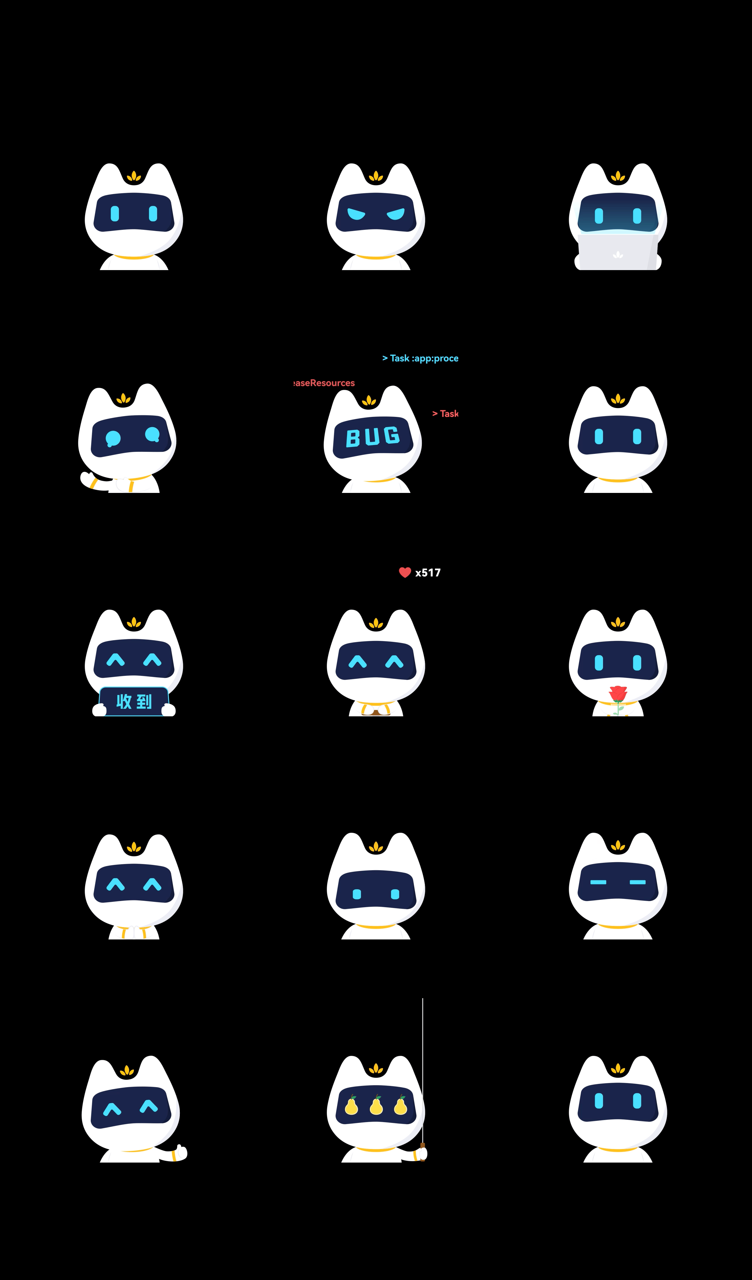 XIAO MAI丨小麦IP形象设计 × 动态表情（图ZMzMyMTY4NDky） - 动效设计 - 站酷设计师太阳环游世界原创素材 - 站酷ZCOOL