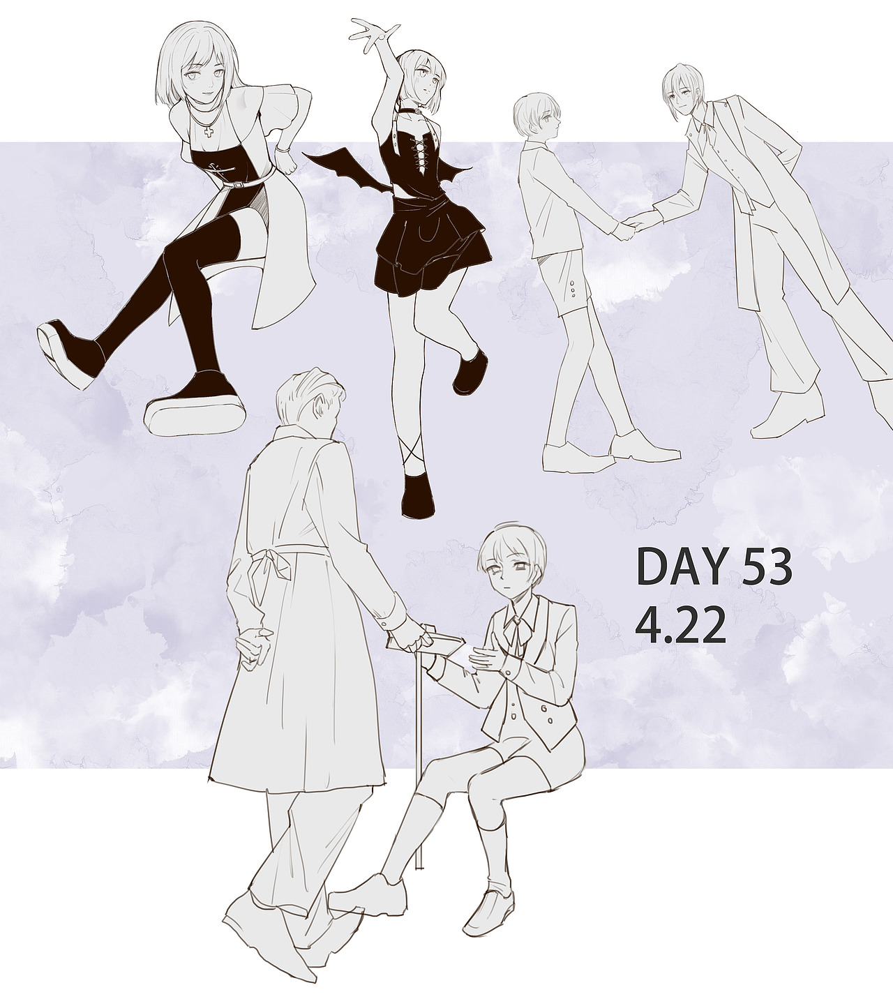 #速写60天挑战赛# day53@速写班长（图ZMjk4MzY4NjA4） - 创作习作 - 站酷设计师容琅原创素材 - 站酷ZCOOL