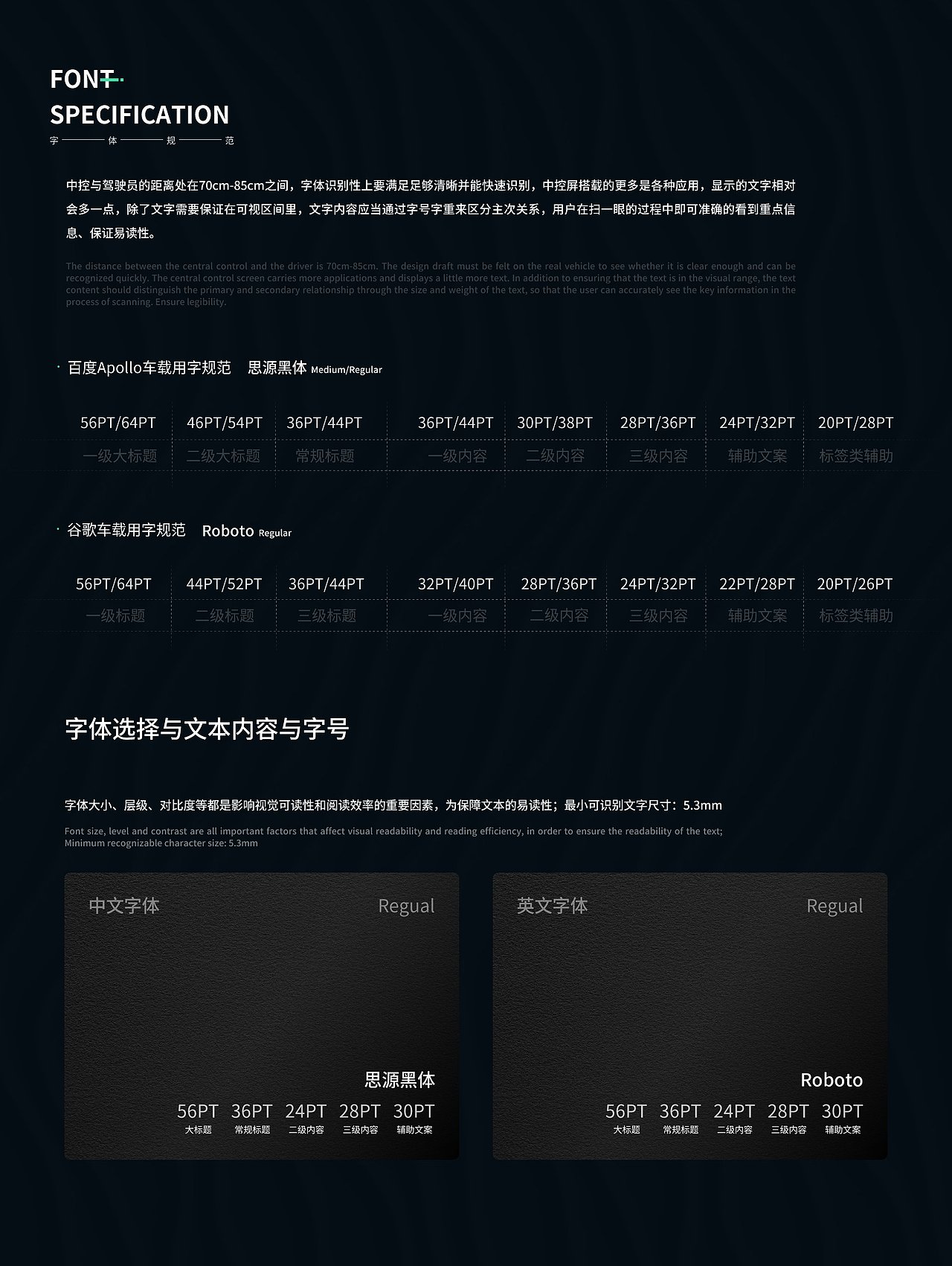 HMI Design 车载设计