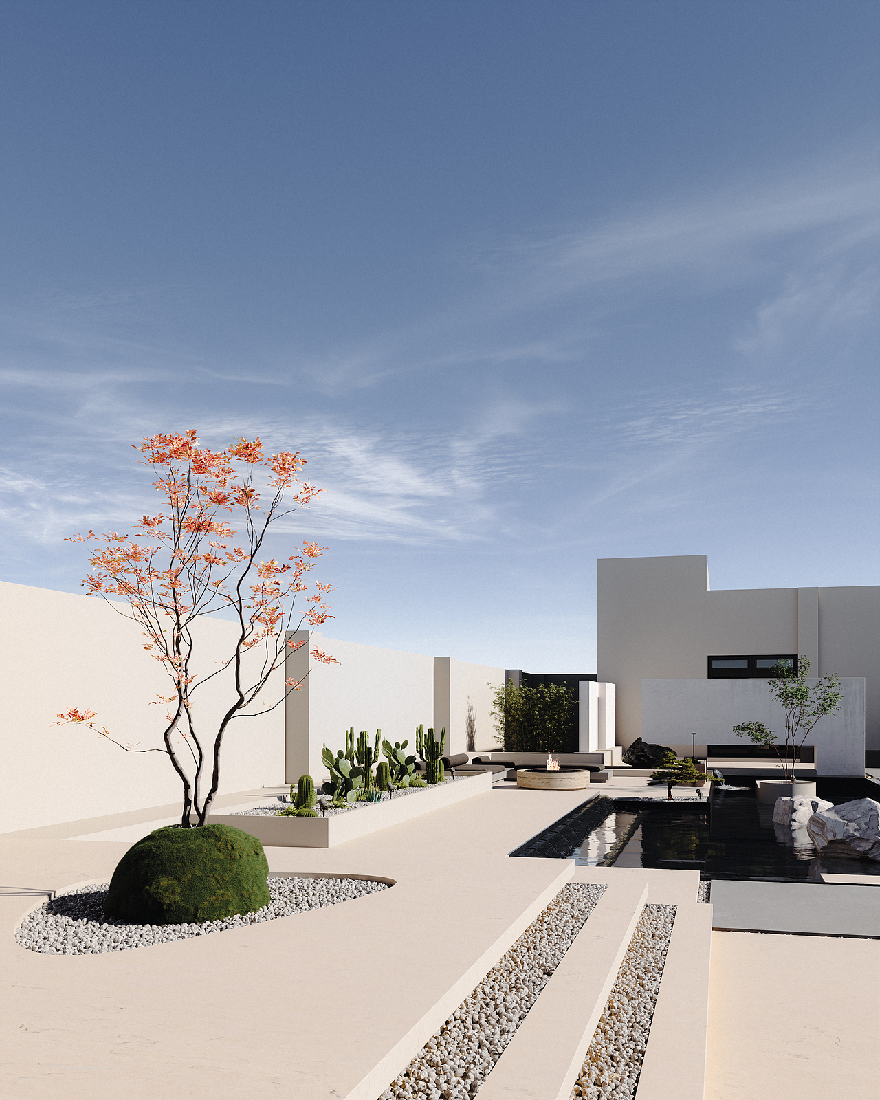 绘感视觉写实高楼花园（图ZMzYyMTE2ODU2） - 景观设计 - 站酷设计师绘感视觉设计原创素材 - 站酷ZCOOL